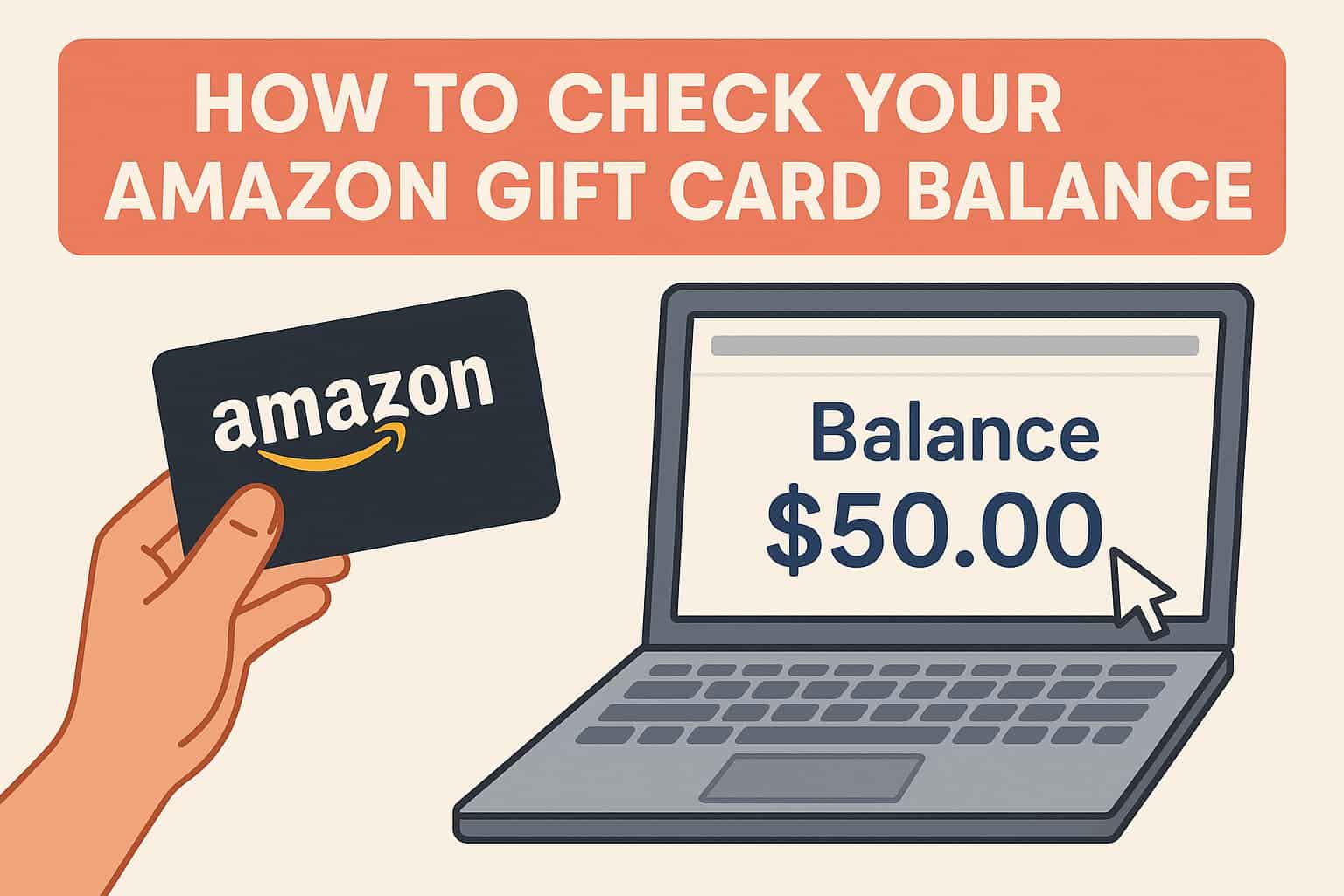Learn how to check Amazon gift card balance through web or mobile app