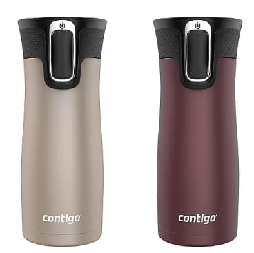 Shop Contigo Stainless Steel Vacuum-Insulated Travel Mug – Keeps Drinks Hot or Cold for Hours. Contigo stainless steel travel mug with vacuum insulation for keeping drinks hot or cold on the go.