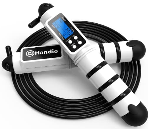 MusicSnail Digital Jump Rope – Smart Fitness Tool for Cardio and Calorie Tracking. MusicSnail digital jump rope with adjustable length and calorie tracking display.