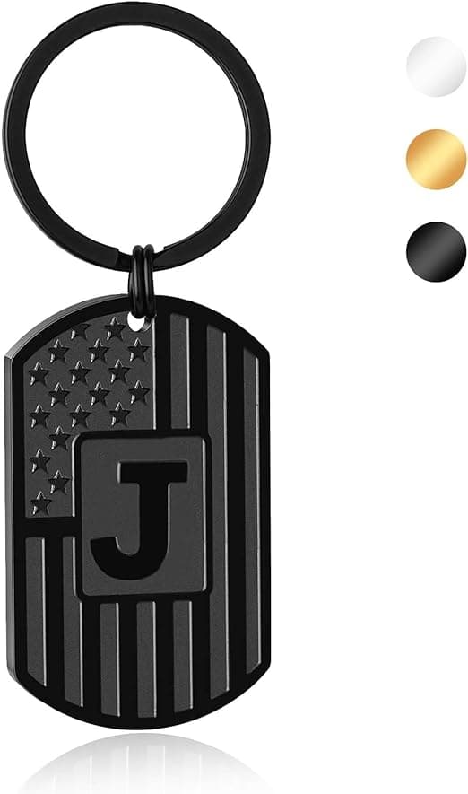 Personalized keychain with custom engraving Custom engraved personalized keychain