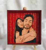 DIY Hand-Decorated Puzzle Gift Idea Hand-decorated puzzle gift with colorful designs and message