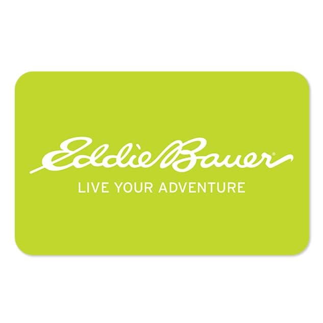 Perfect gift for outdoor enthusiasts Eddie Bauer Gift Card for outdoor apparel, gear, and accessories