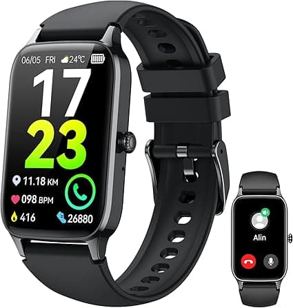 Advanced fitness smartwatch with heart rate monitor Fitness smartwatch tracking health metrics