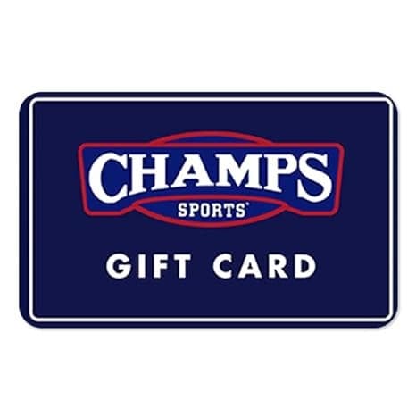 Gift card for sports gear and shoes Champs Sports eGift Card for athletic apparel and footwear purchases