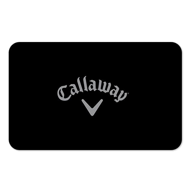Gift card for golf enthusiasts Callaway Golf eGift Card for golf equipment, apparel, and accessories