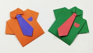 Unique Shirt and Tie Wrapper Gift Idea for Dad Creative folded shirt and tie wrapper for Father's Day gift