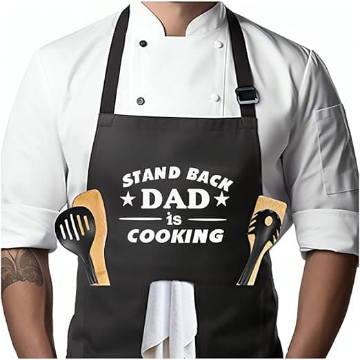 Personalized apron with custom text or design Custom personalized apron for grilling or cooking
