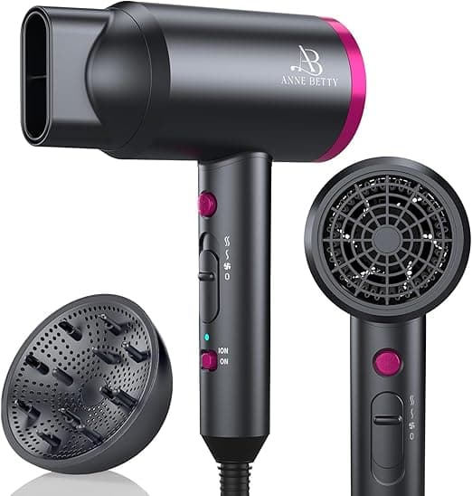 Anne Betty Hair Dryer - Beauty and care essential for moms Anne Betty Hair Dryer with fast drying technology and multiple heat settings Using Amazon Gift Card