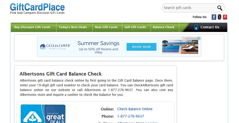 Click on 'Check Balance Online > 'Check Balance Online'