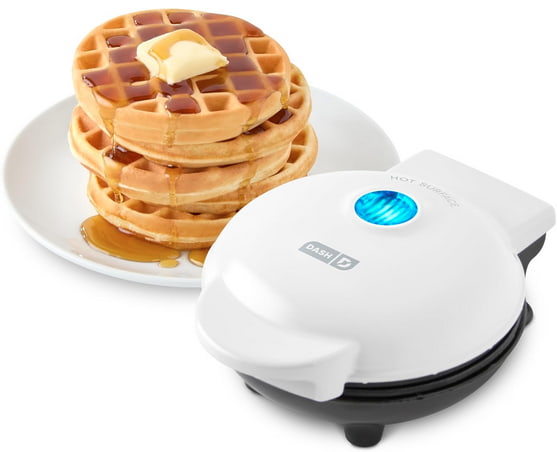 Compact DASH mini waffle maker perfect for quick, single-serve waffles. DASH Mini Maker for Individual Waffles