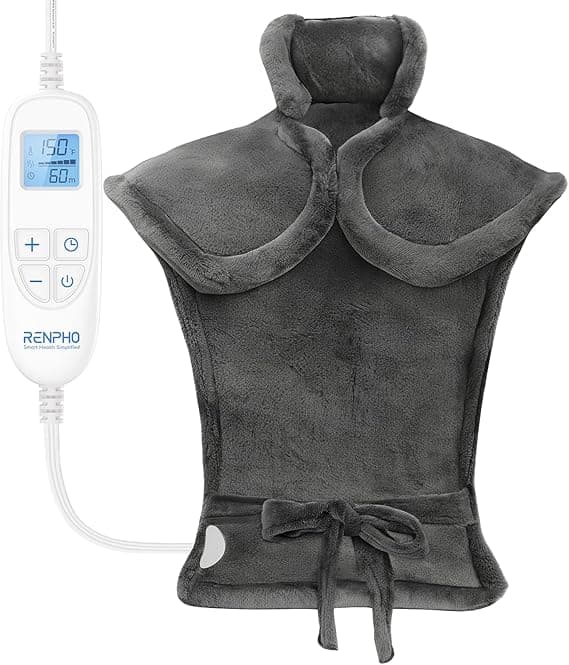 Renpho Heating Pad – Thoughtful Gift for Stress and Pain Relief Renpho heating pad ideal for pain relief and relaxation