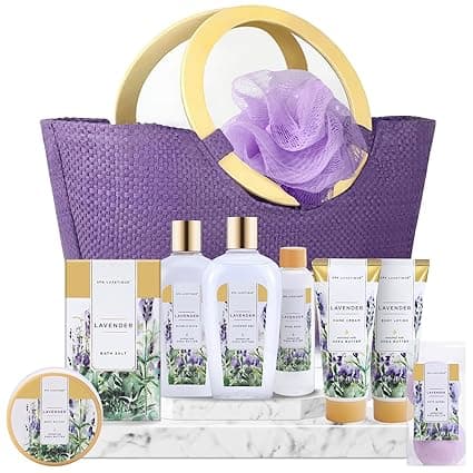 Spa Luxetique Gift Basket - Complete pampering set for mom Spa Luxetique Gift Basket filled with luxurious spa products for relaxation Using Amazon Gift Card