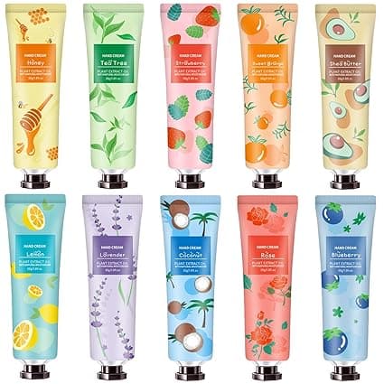Yaerzi Hand Cream Set - Moisturizing gift idea for moms Using Amazon Gift Card Yaerzi Hand Cream set featuring hydrating and nourishing lotions for soft hands Using Amazon Gift Card