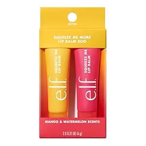 E.L.F Lip Balm Duo - Hydrating lip care set for moms E.L.F Squeeze Me More Lip Balm Duo with nourishing and tinted balms Using Amazon Gift Card