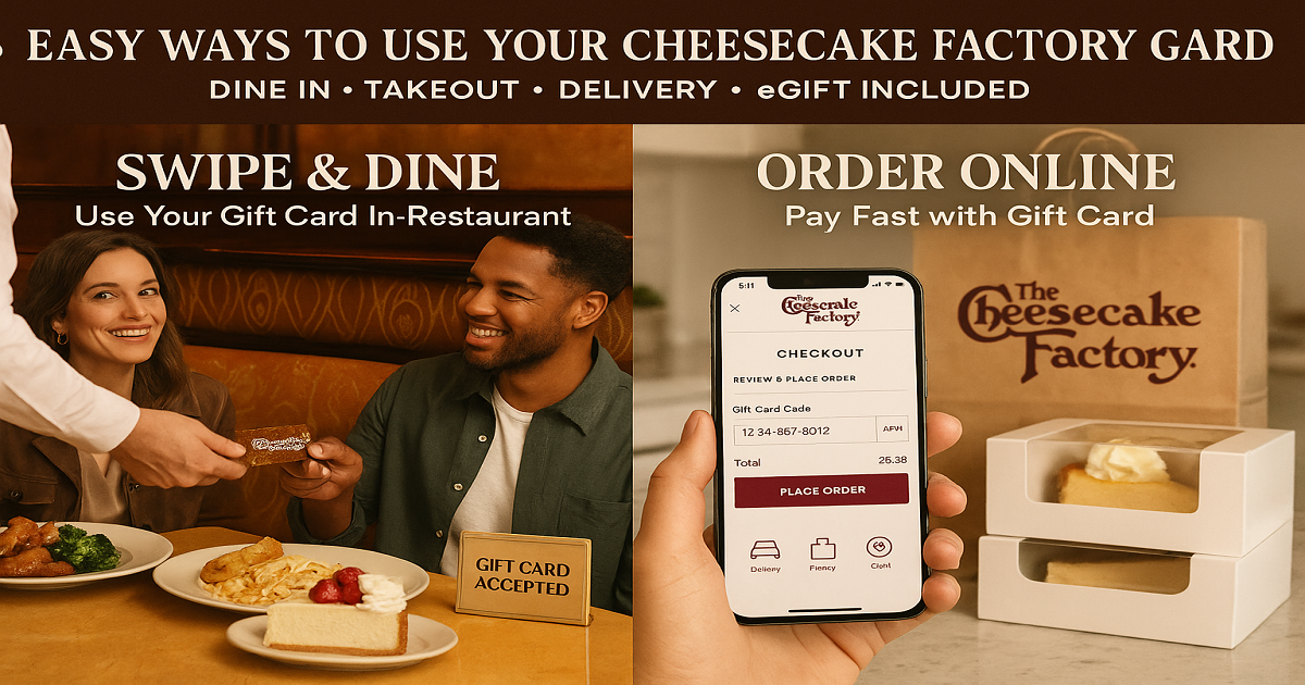 8 Easy Ways to Use Your Cheesecake Factory Gift Card