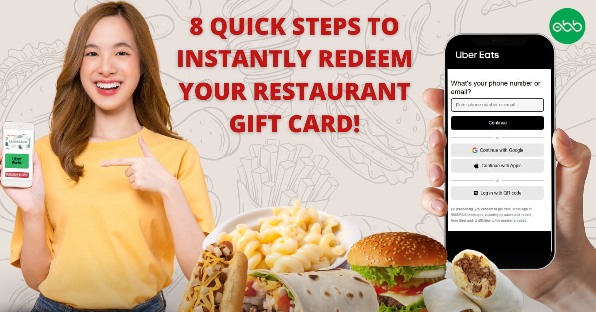 8 Quick Steps to Instantly Redeem Your Restaurant Gift Card!