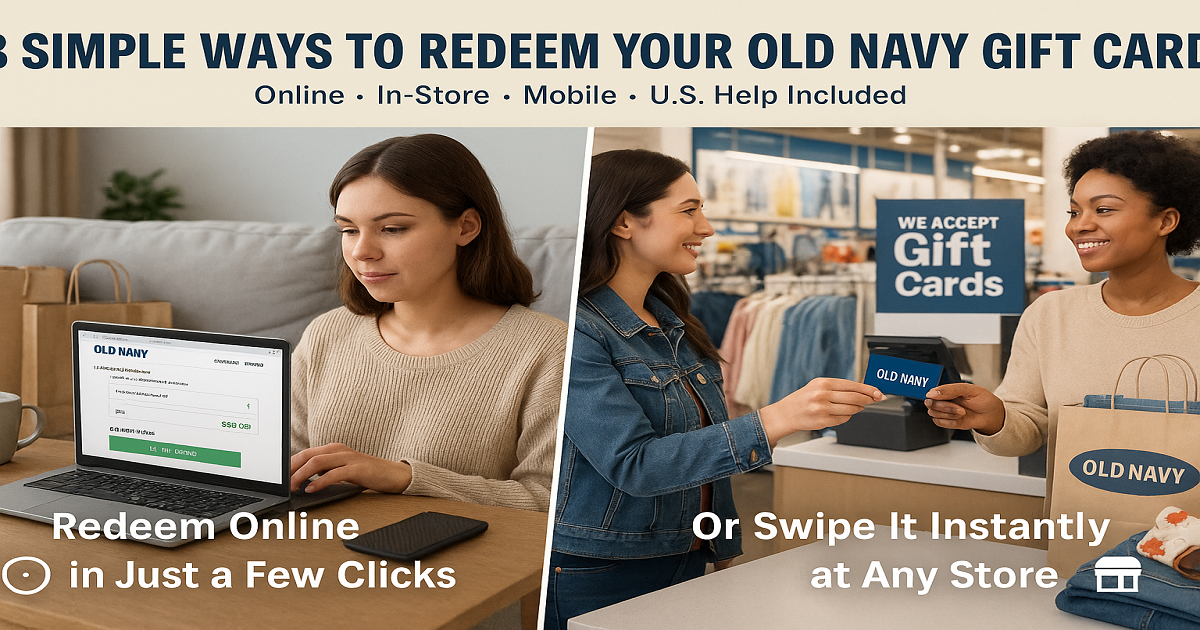 8 Simple Ways to Redeem Your Old Navy Gift Card