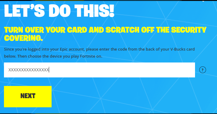 User carefully scratching off the back of a V-Bucks gift card to reveal the PIN code for redemption User carefully scratching off the back of a V-Bucks gift card to reveal the PIN code for redemption