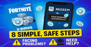 Redeem V-Bucks Gift Cards Fast in 8 Simple, Safe Steps!