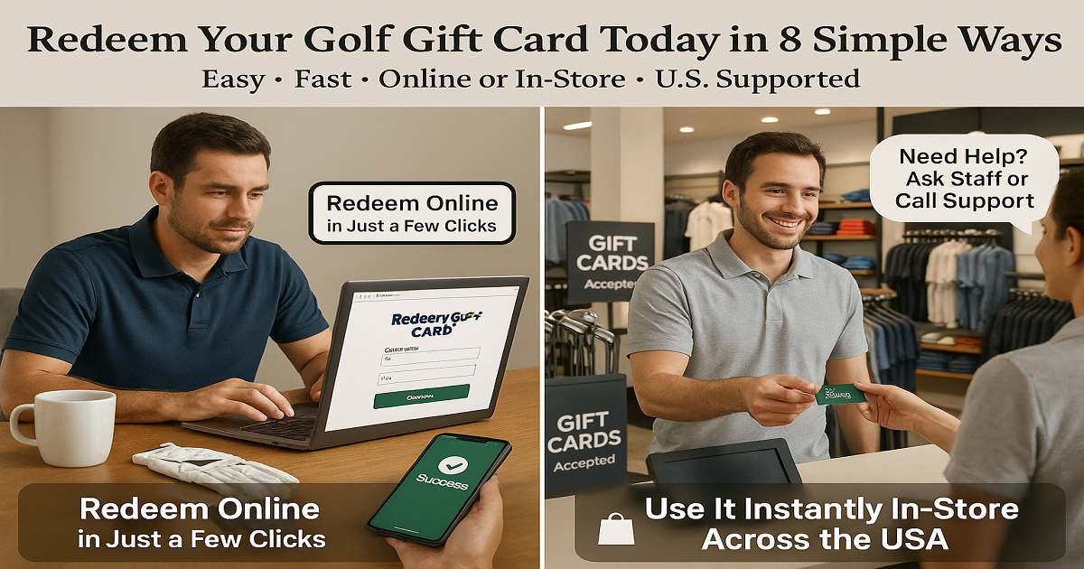 Redeem Your Golf Gift Card Today in 8 Simple Ways