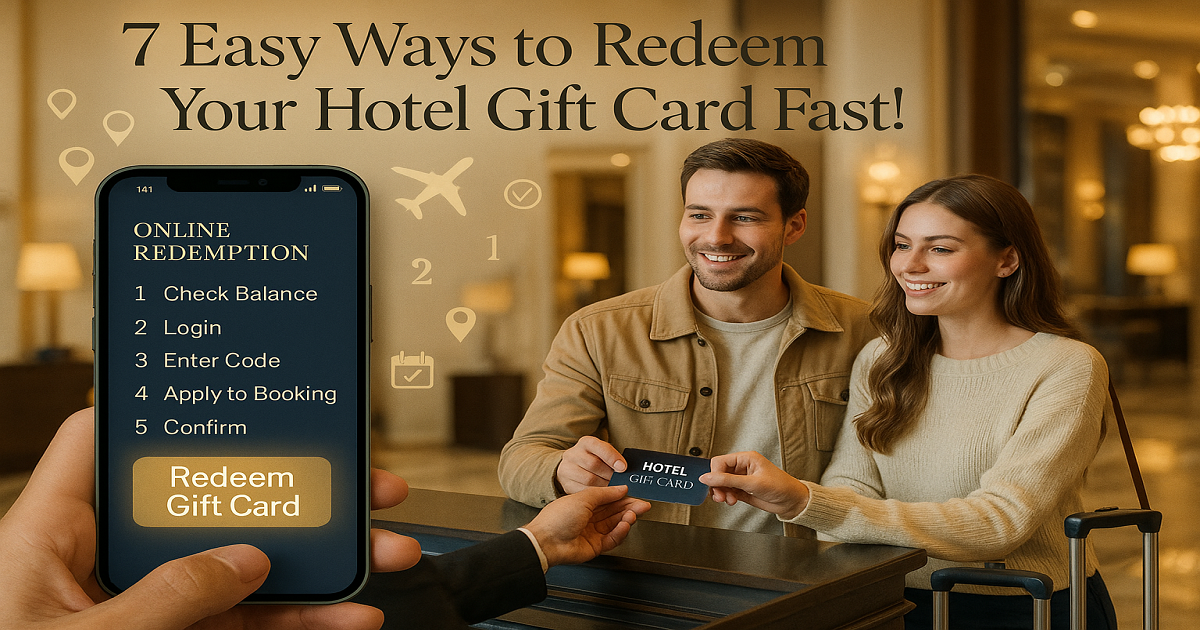 Redeem Your Hotel Gift Card Fast in 7 Easy Ways