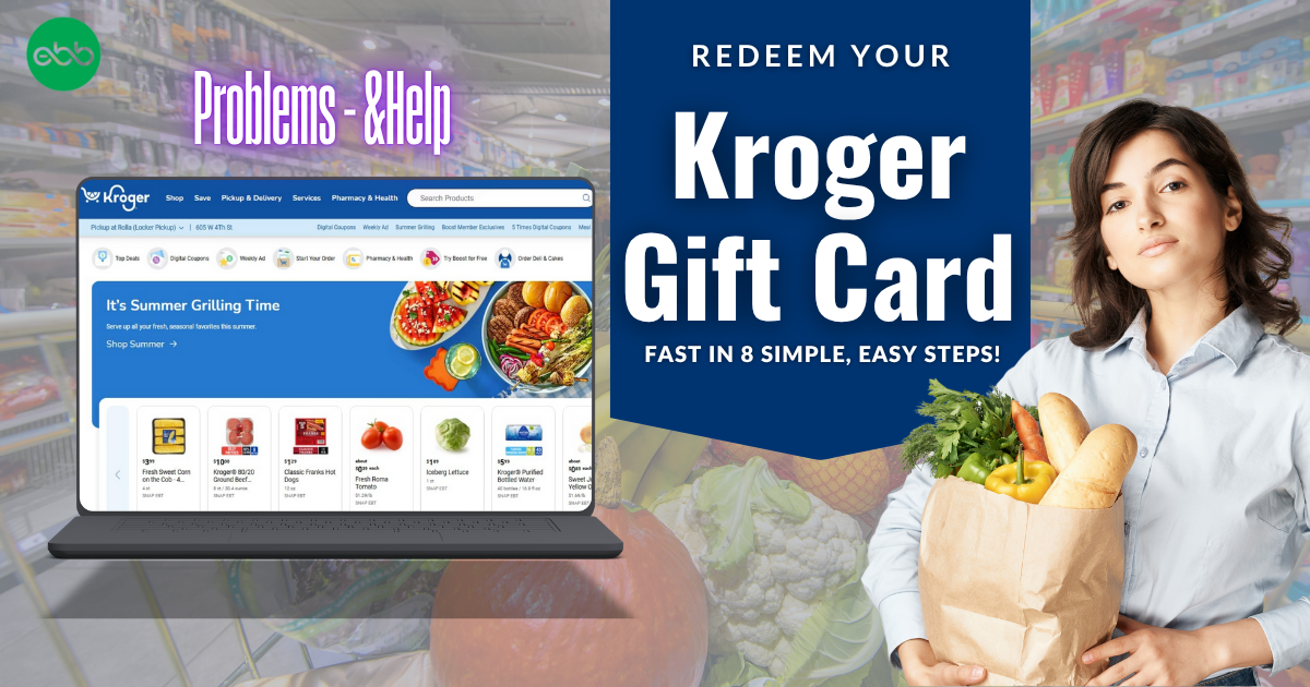 guide to quickly redeem a Kroger gift card online and in-store, including checking balance and using the card for purchases