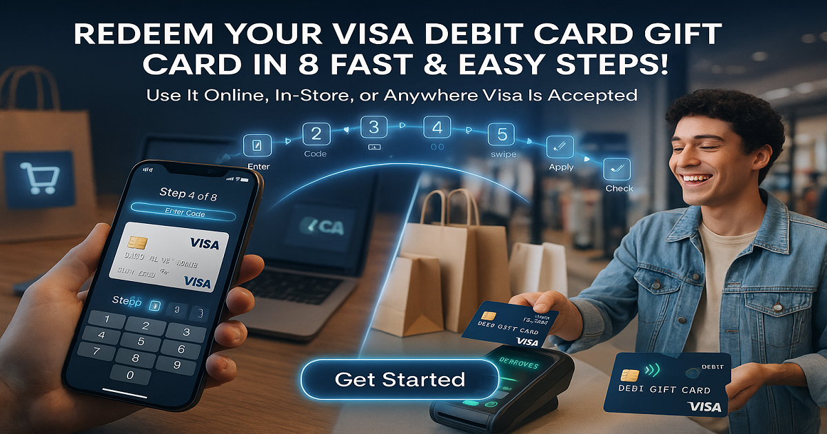 Redeem Your Visa Debit Card Gift Card Fast in 8 Easy Ways