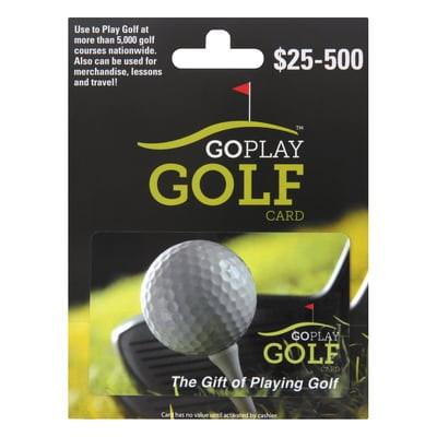 "A customer handing a golf gift card to a store cashier at a pro shop or golf store counter, with the staff processing the card for in-store redemption "A customer handing a golf gift card to a store cashier at a pro shop or golf store counter, with the staff processing the card for in-store redemption