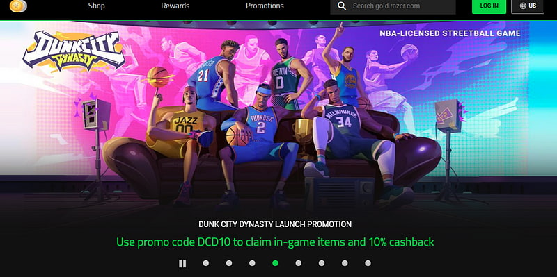 official Razer Gold platform where the gift card can be redeemed official Razer Gold platform where the gift card can be redeemed