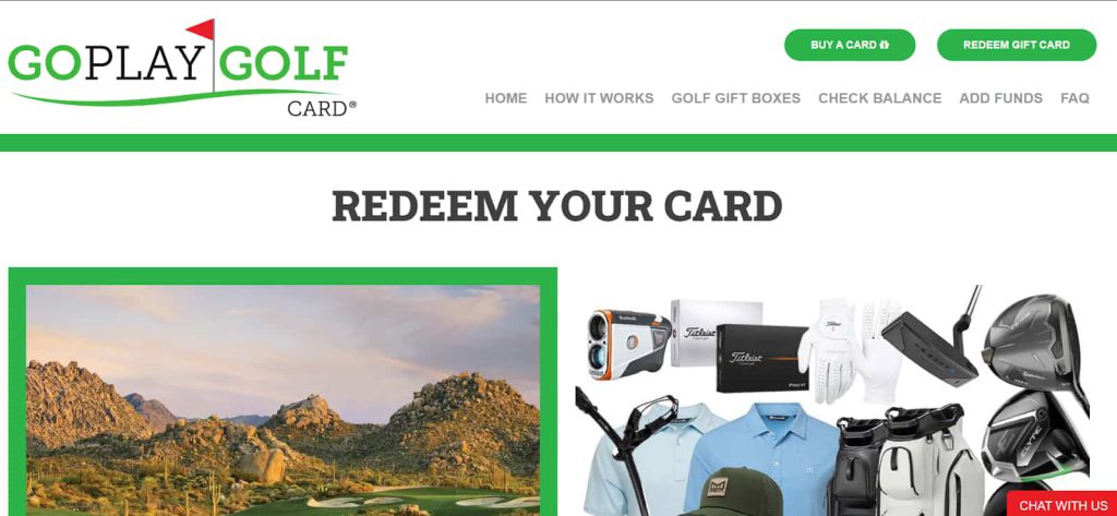 A user opening the official golf gift card website on a laptop or smartphone, with the homepage and navigation menu clearly visible on the screen A user opening the official golf gift card website on a laptop or smartphone, with the homepage and navigation menu clearly visible on the screen