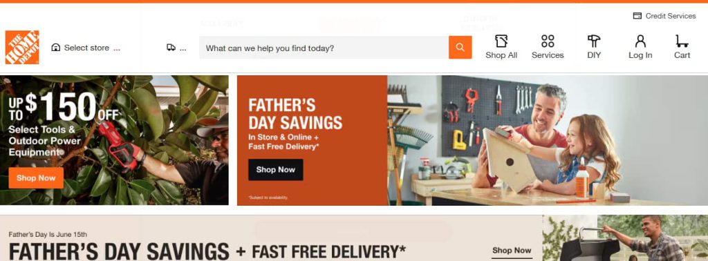 Open the official Home Depot website or app to start redeeming your gift card Open the official Home Depot website or app to start redeeming your gift card