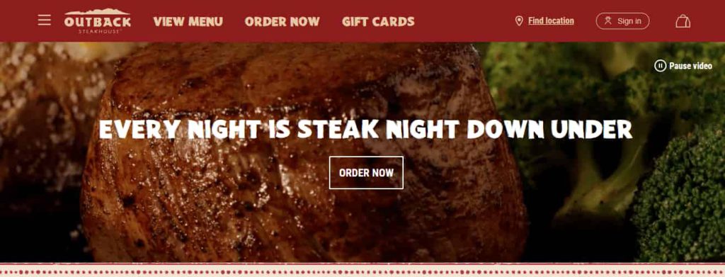 Illustration showing a user opening the official Outback Steakhouse website or app on a desktop or mobile device as the first step to redeem a gift card Illustration showing a user opening the official Outback Steakhouse website or app on a desktop or mobile device as the first step to redeem a gift card