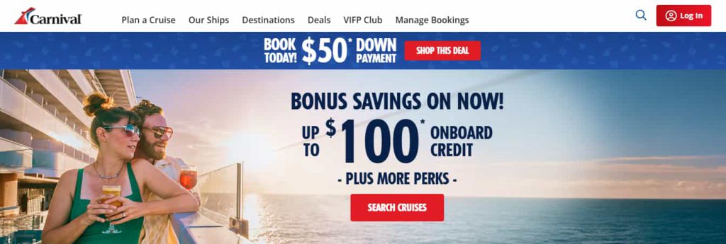 User opening the official Carnival Cruise website or app to begin the gift card redemption process. User opening the official Carnival Cruise website or app to begin the gift card redemption process.