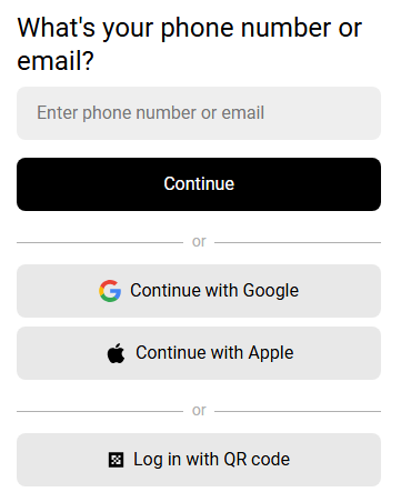 User logging into their Uber account on the app or creating a new account with email and mobile number User logging into their Uber account on the app or creating a new account with email and mobile number