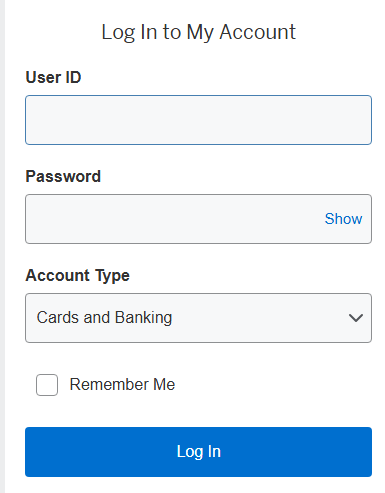 Image showing the login and sign-up page on the American Express website Image showing the login and sign-up page on the American Express website