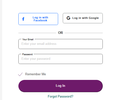 Log in or Sign Up for an Account to Redeem Gift Card User logging in or signing up for an account on a website or app to redeem a money gift card.