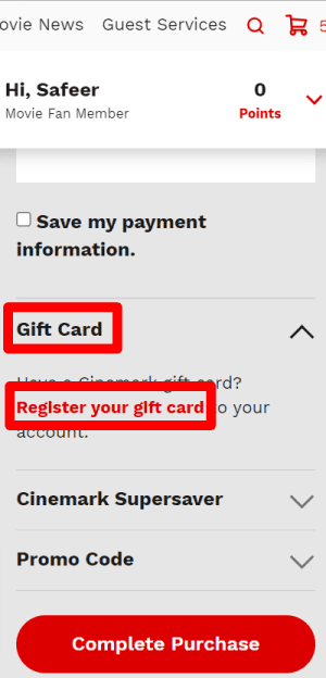 Type or paste the gift card number and PIN. Type or paste the gift card number and PIN