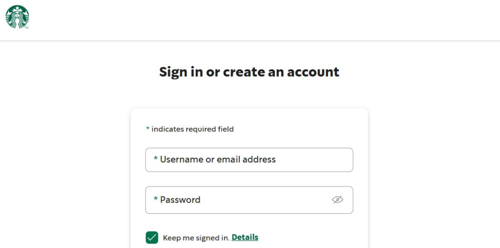 Instruction to find and open the gift card redemption page on the Starbucks website Locate the Starbucks gift card redemption section online