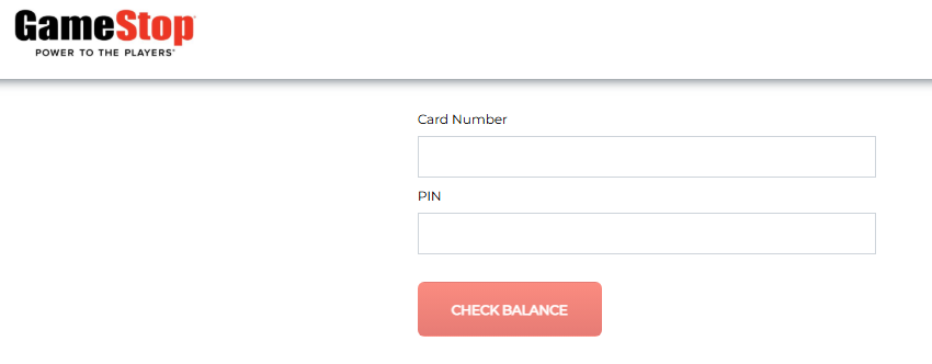 User checking and managing their GameStop gift card balance online.