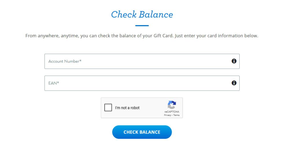User checking and managing their gift card balance before redemption