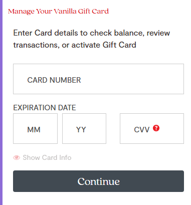 Check Your Visa Vanilla Gift Card Balance Instantly User checking Visa Vanilla gift card balance online on a mobile device.