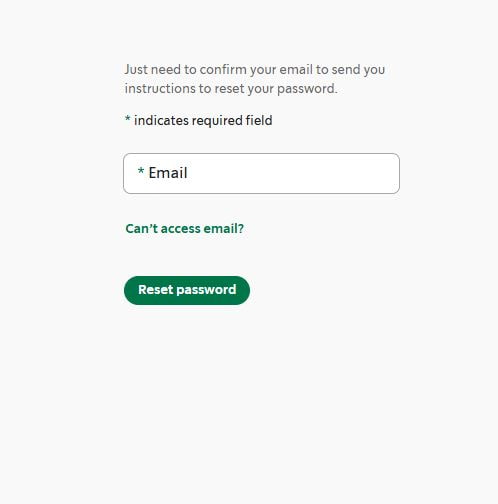 Use the 'Forgot Password' option on Starbucks to reset your account password