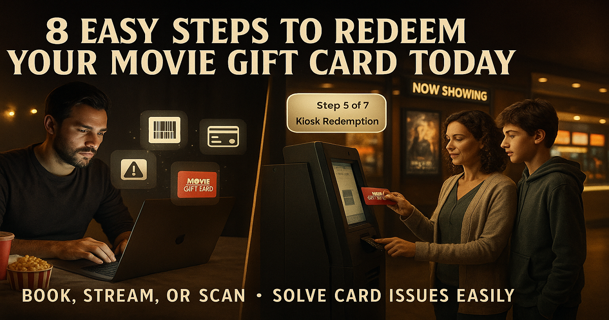 8 Easy Steps to Redeem Your Movie Gift Card Today