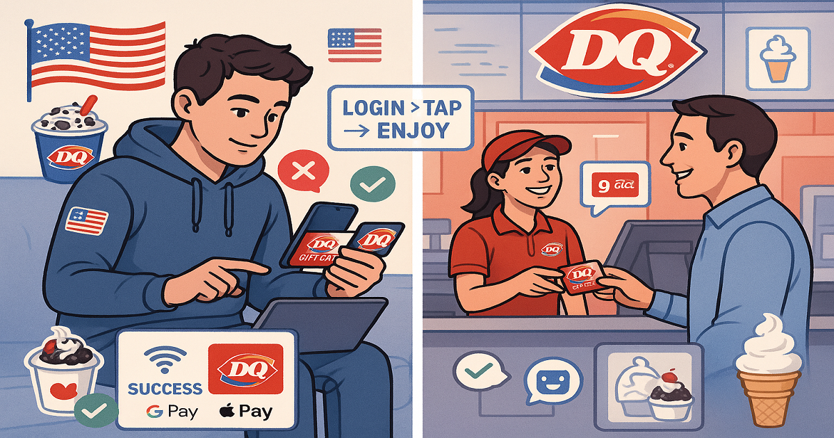 8 Fast Steps to Redeem Your Dairy Queen Gift Card Today
