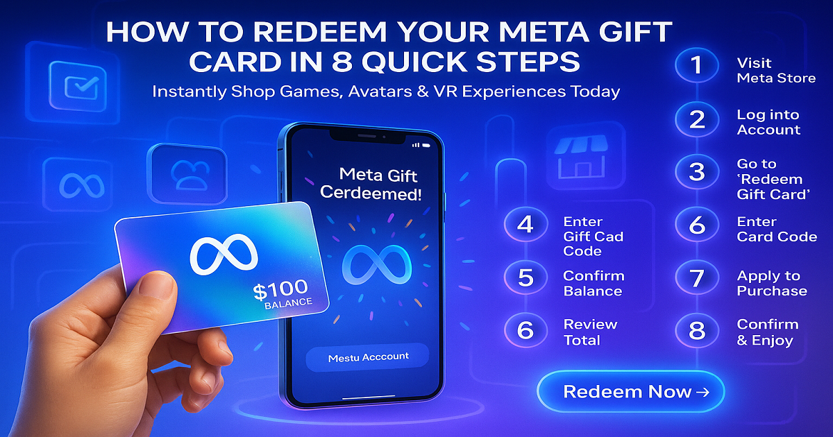 How to Redeem Your Meta Gift Card in 8 Quick Steps