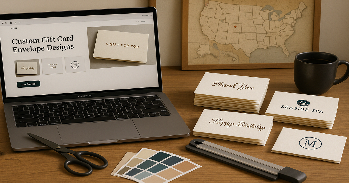 How to Select and Customise Gift Card Envelopes