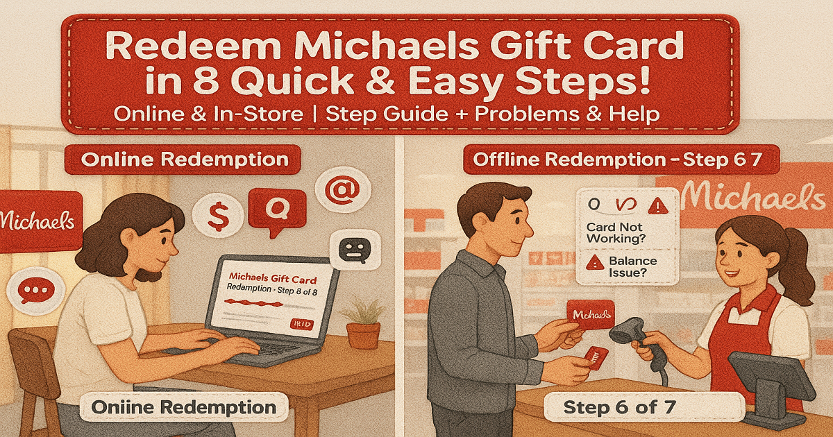 Redeem Michaels Gift Card in 8 Quick & Easy Steps