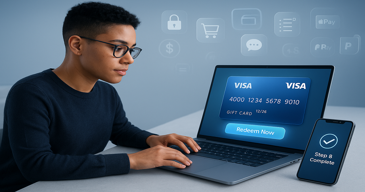 Redeem Virtual Gift Card Visa in 8 Easy Steps Today