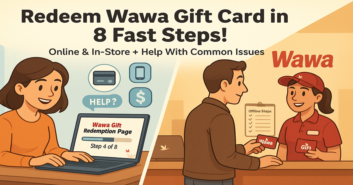 Redeem Wawa Gift Card in 8 Fast Steps You Must Know.