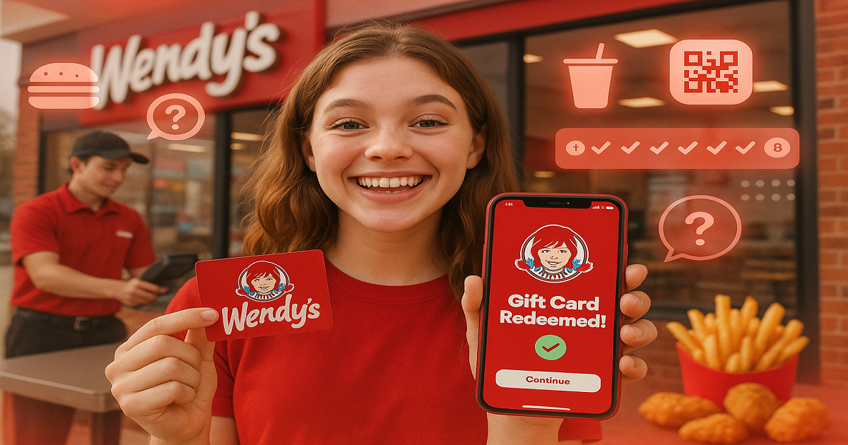 Redeem Wendy's Gift Card in 8 Easy Steps Today
